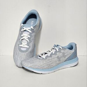 Under Armour, Womens sneakers in blue and gray. NIB, Size 9.5